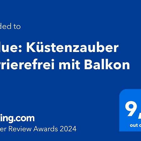 Cblue: Kuestenzauber Barrierefrei Mit Balkon Heiligenhafen Zewnętrze zdjęcie